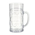 thumbnail image 1 of Unbreakable Plastic Beer Mug Shatterproof Drinking Cup with Handle Milk Coffee Water Cups Reusable Champagne Cup for, 1 of 8