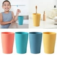 thumbnail image 1 of Unbreakable Plastic Cup, Reusable Water Drinking Mug, Lightweight Tumbler for Kitchen Outdoor, Dishwasher Safe, BPA Free and Eco friendly, (4 Color/8 Pcs)2.75x4.13", 1 of 8