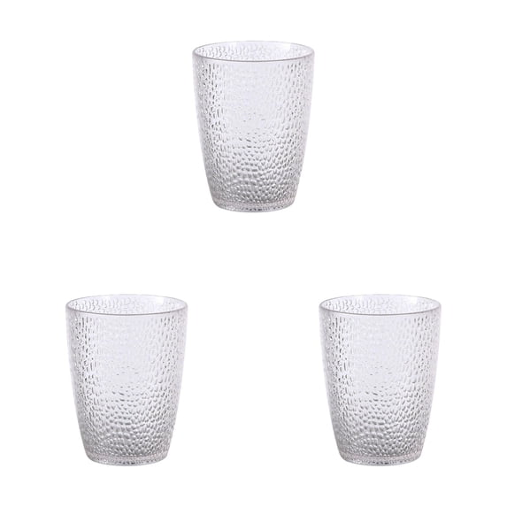 Unbreakable Plastic Drinking Glasses 1-4PC, 12oz Reusable Plastic Tumblers Cups, BPA Free Dishwasher Safe for Water Juice Beer Cocktail, Stackable Cups Set