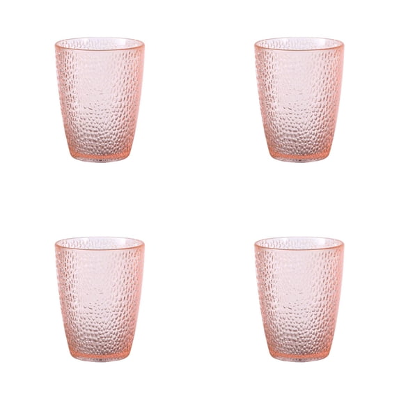 Unbreakable Drinking Glasses 1-4PC, 12oz Reusable Tumblers Cups, BPA Free Dishwasher Safe for Water Juice , Stackable Cups Set