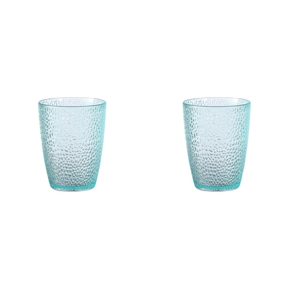 Unbreakable Plastic Drinking Glasses 1-4PC, 12oz Reusable Plastic Tumblers Cups, BPA Free Dishwasher Safe for Water Juice Beer Cocktail, Stackable Cups Set
