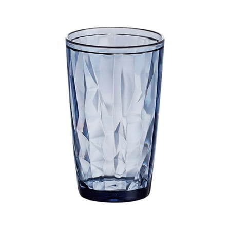 Unbreakable Plastic Drinking Glasses Shatterproof Tumblers,16 Ounces Reusable Glass Cups,Dishwasher Safe (Blue)