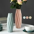 thumbnail image 1 of Unbreakable Plastic Flower Vase, Shatterproof Reusable Vase for Study Room Home Wedding Easter Decor, Plastic Vase for Fresh Faux Flowers, Decorative Flower Vase for Tabletop Decor, 8*2in, Green, 1 of 3