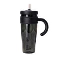 thumbnail image 1 of Unbreakable Plastic Straw Cup - Black 37oz Scald-Proof Drop-Resistant Tumbler, Large Capacity Insulated Cup for Home Office Outdoor Daily Use, 1 of 6