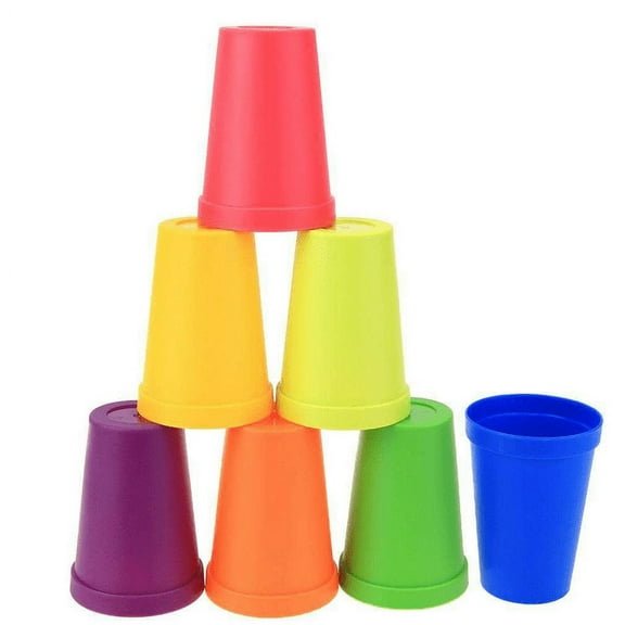 Unbreakable Plastic Tumblers 12 Pcs, 13.5oz Kids Plastic Cups, Plastic Kids Juice Tumblers for Children Adults, No BPA (6 Colors Random), Sold by Yayun