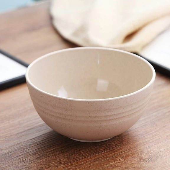 Unbreakable Reusable Plastic Dinner Plates Wheat Straw Pattern Children's Tableware for Camping for Outdoor Adventures