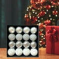 thumbnail image 1 of Unbreakable Shatproof Christmas Ball Ornaments for Tree, Holiday Decorations Balls for Indoor Outdoor Home Xmas Decor, Festive Christmas Gift Ideas for Everyone, 1 of 7