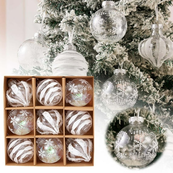 Unbreakable Shatproof Christmas Ball Ornaments for Tree, Holiday Decorations Balls for Indoor Outdoor Home Xmas Decor, Festive Christmas Gift Ideas for Everyone