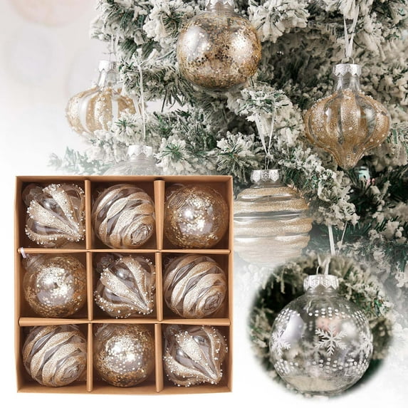 Unbreakable Shatproof Christmas Ball Ornaments for Tree, Holiday Decorations Balls for Indoor Outdoor Home Xmas Decor, Festive Christmas Gift Ideas for Everyone