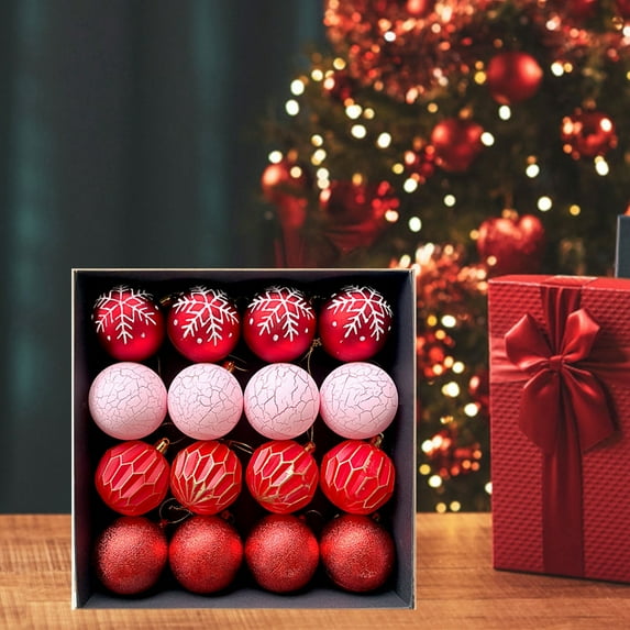 Unbreakable Shatproof Christmas Ball Ornaments for Tree, Holiday Decorations Balls for Indoor Outdoor Home Xmas Decor, Festive Christmas Gift Ideas for Everyone