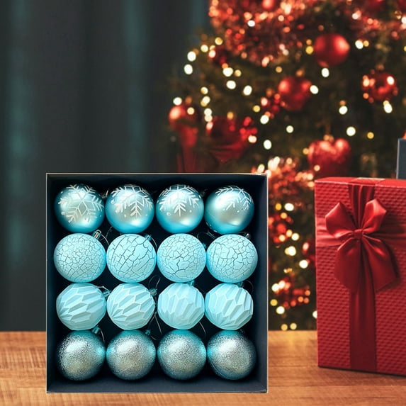 Unbreakable Shatproof Christmas Ball Ornaments for Tree, Holiday Decorations Balls for Indoor Outdoor Home Xmas Decor, Festive Christmas Gift Ideas for Everyone