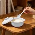 thumbnail image 1 of Unbreakable Soup Bowl Set with Lid & Spoon, Microwave Safe Cool Touch Double Handle Noodle Rice Bowl, Stackable Lightweight Tableware for Family, Camping, Non-Slip, Eco Wheat Straw Soup Bowls, 1 of 6