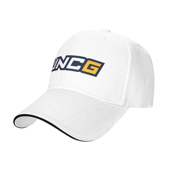 Unc Greensboro Spartans Casual Sandwich Baseball Cap Adjustable For Men For Women