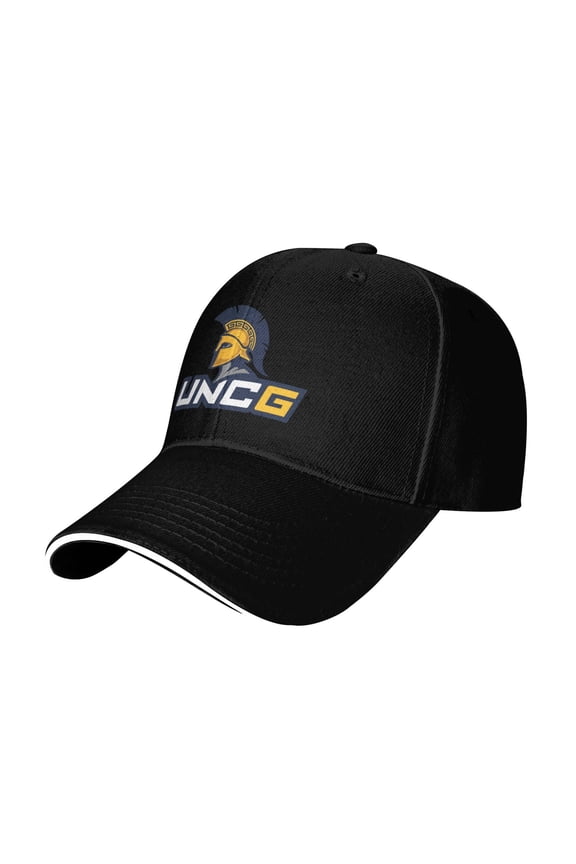 Unc Greensboro Spartans Casual Sandwich Baseball Cap Adjustable For Men For Women