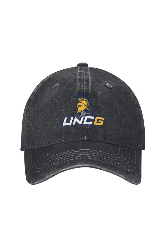 Unc Greensboro Spartans Hat Adult Adjustable Classic Washed Casquette Cap Hat Baseball Cap