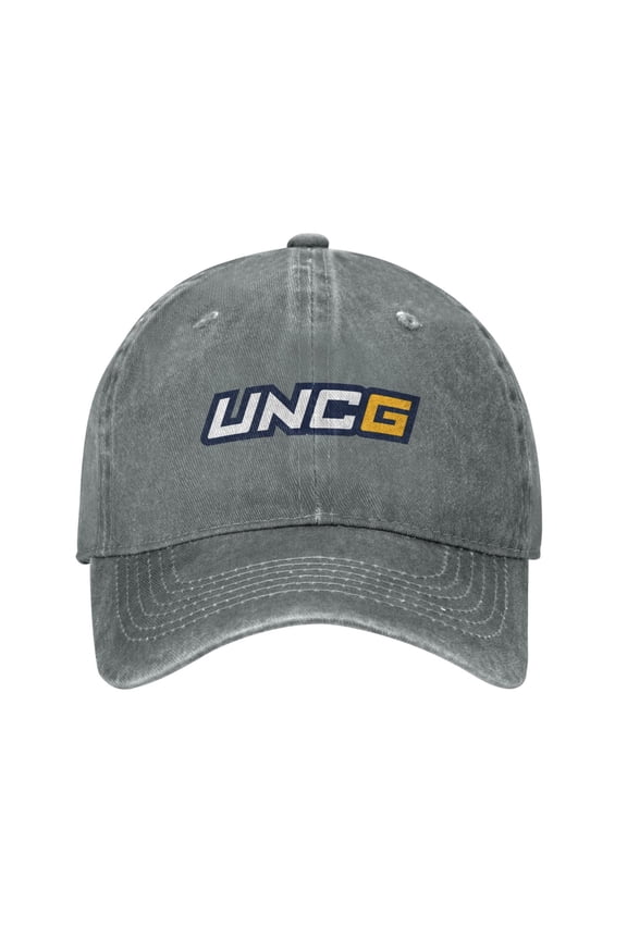 Unc Greensboro Spartans Hat Adult Adjustable Classic Washed Casquette Cap Hat Baseball Cap