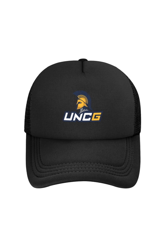 Unc Greensboro Spartans Solid Color Lightweight Adult Mesh Baseball Cap