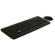 Uncaged Ergonomics KM1-Black Wireless Keyboard & Mouse Combo, Black