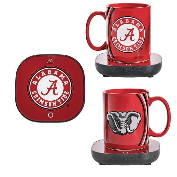 Uncanny Brands Alabama Crimson Tide 12oz Mug Warmer Set