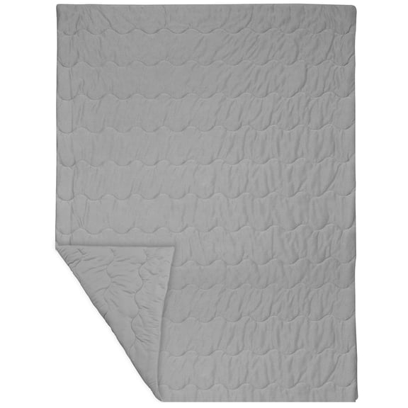 Therapedic Home Solutions Cozy Cool Oversized Cooling Throw Blanket, Summer Cool and Chilling Grey Throw