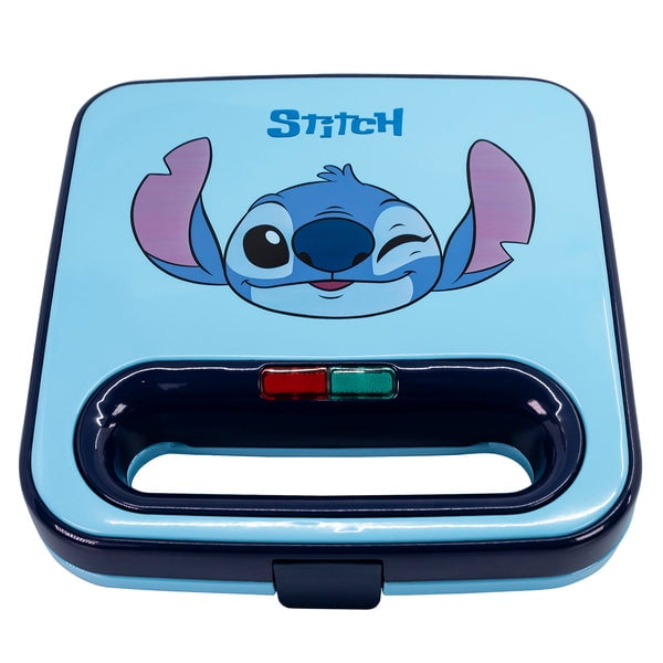 Disney Lilo and Stitch Blue Thermoplastic Waffle Maker
