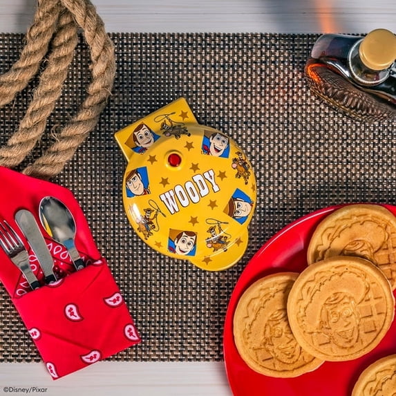 Uncanny Brands Disney Pixar Toy Story Woody Mini Waffle Maker