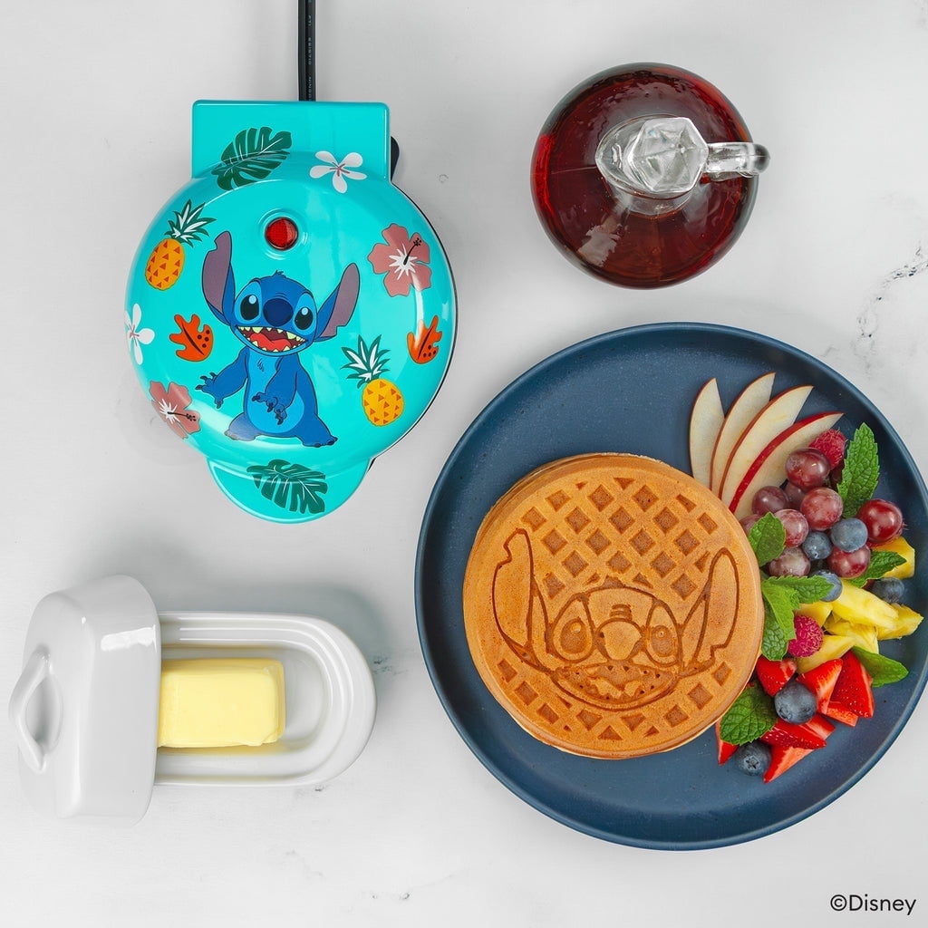 Uncanny Brands Disney Stitch Waffle Maker