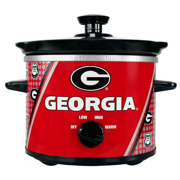 Uncanny Brands Georgia Bulldogs 2-Qt Slow Cooker
