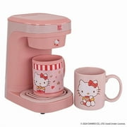 Uncanny Brands Hello Kitty Single Cup Coffee Maker Gift Set with 2 Mugs