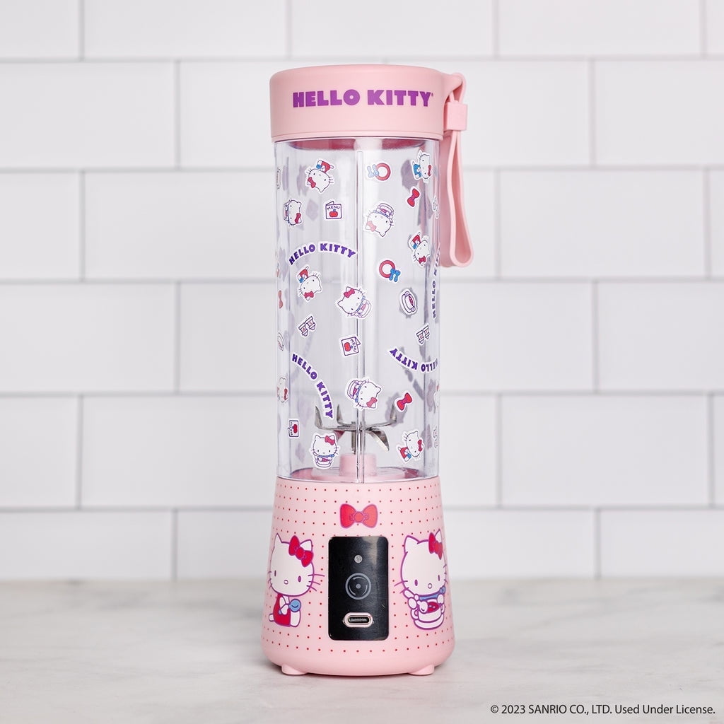 Hello Kitty ミキサー 本体 Uncanny Brands Hello Kitty USB-Rechargeable Home Kitchen