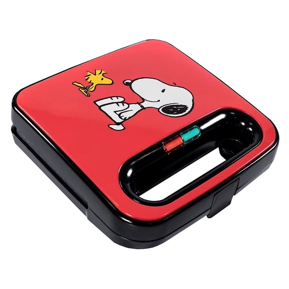 Uncanny Brands Peanuts Grilled Cheese Maker - Make Snoopy and Woodstock Sandwiches - Kitchen Appliance Y101