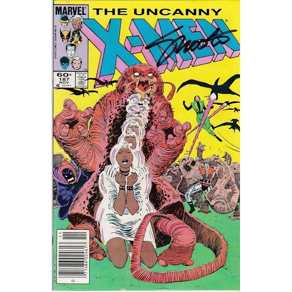 Uncanny X-Men #187 NM Signed Jim Shooter