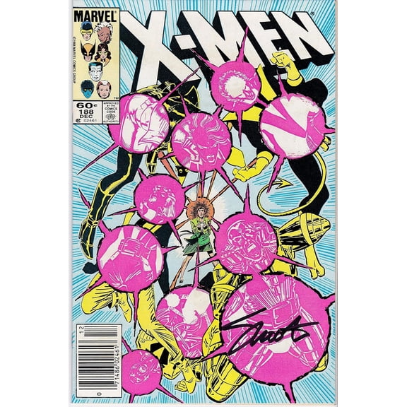 Uncanny X-Men #188 NM Signed Jim Shooter