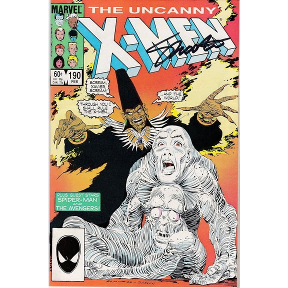 Uncanny X-Men #190 NM Signed