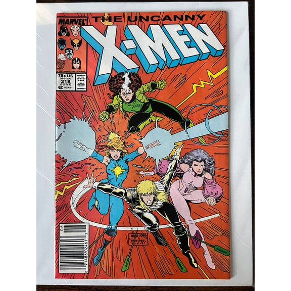 Uncanny X-Men #218 Comic Book