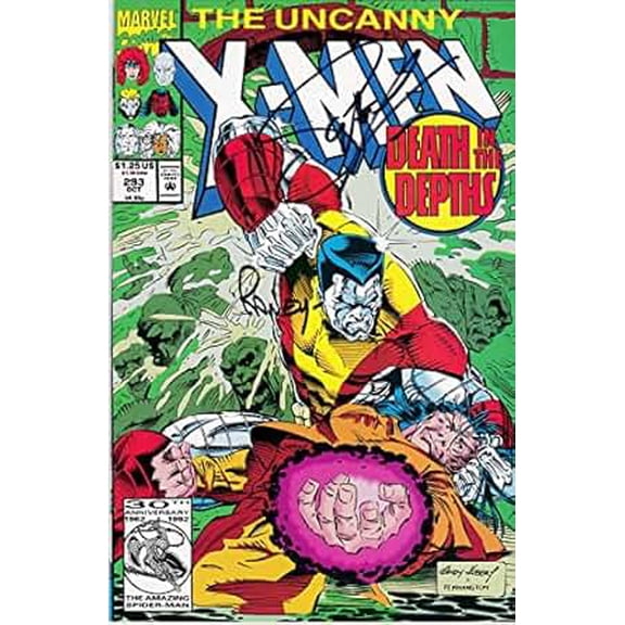 Uncanny X-Men #293 NM Signed Scott Lobdell and Tom Raney