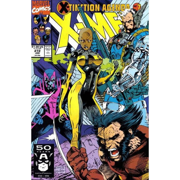 Uncanny X-Men, The #272 VF ; Marvel Comic Book