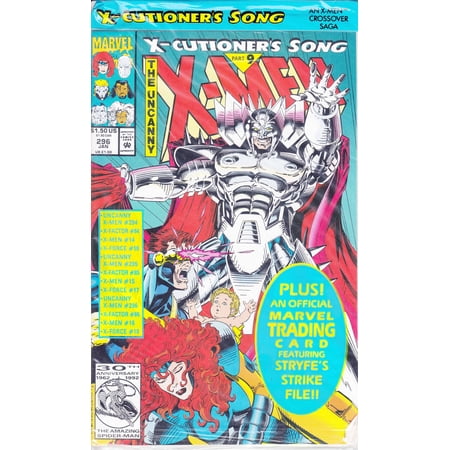 Uncanny X-Men, The #296 (with card) VF ; Marvel Comic Book
