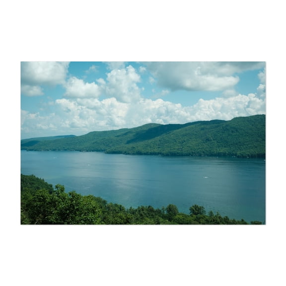 Uncas Cliff View 01 - Silver Bay New York Photography Unframed Wall Art Print 20 x 30 inches