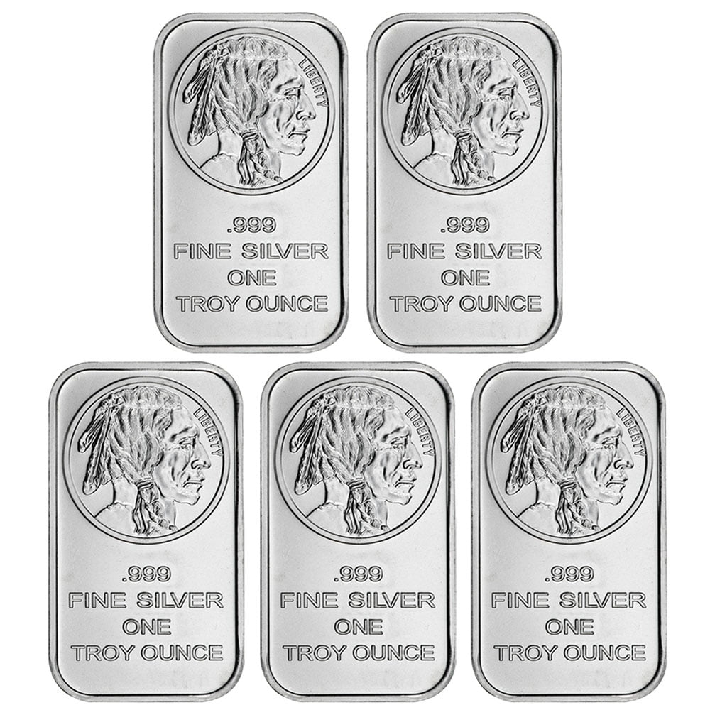 SILVERTOWNE MINT Uncertified Precious Metals, Silver, 5 oz