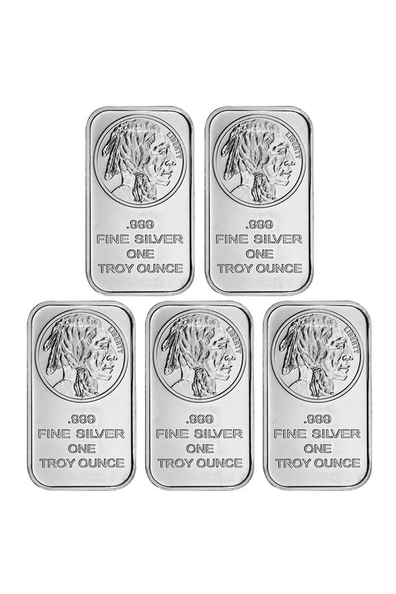 Uncertified Precious Metals, Silver, 5 oz