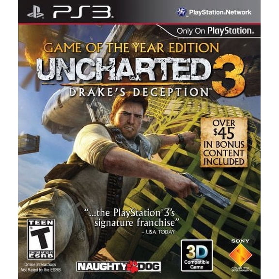 Pre-Owned Uncharted 3 Game Of The Year Edition (PS3)