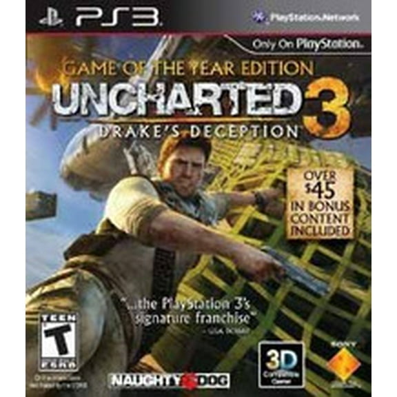 Pre-Owned Uncharted 3 Drake's Deception Game of the Year Edition - PS3 Game