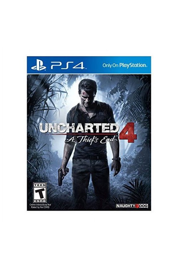 Pre-Owned Uncharted 4: A Thief's End, Physical, PlayStation 4, Action & Adventure, RPG, Parental Controls