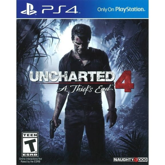 Pre-Owned Uncharted 4: A Thief's End, Physical/PlayStation 4, Action & Adventure Video Game, Parental Controls