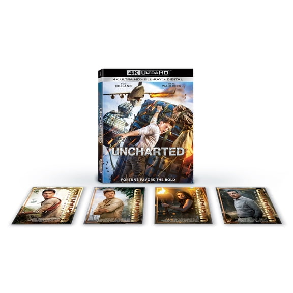 Uncharted - 4k Ultra HD/Blu-Ray Combo Walmart Exclusive