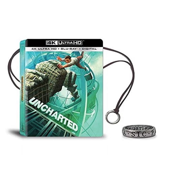 Uncharted (Steelbook) (4K Ultra HD + Blu-ray + Digital Copy)