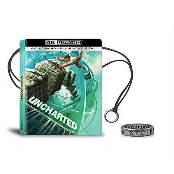 Uncharted (Steelbook) (4K Ultra HD + Blu-ray + Digital Copy)
