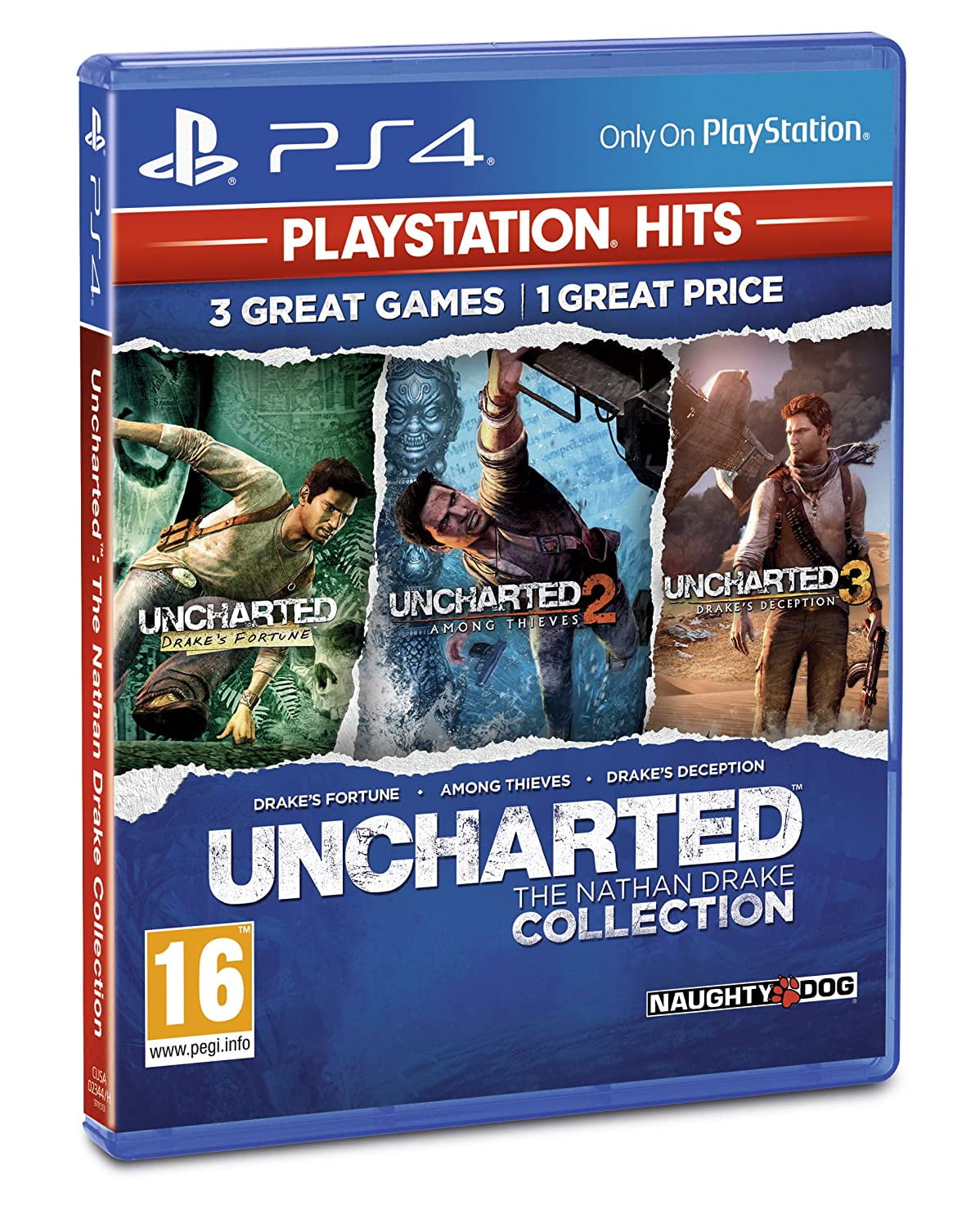 Uncharted The Nathan Drake Collection (PS4 Playstation 4) 3 Great Games! 