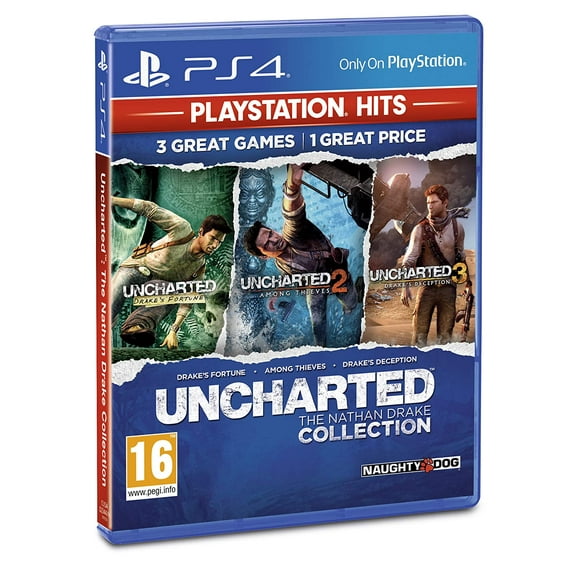 Uncharted The Nathan Drake Collection (PS4 Playstation 4) 3 Great Games!